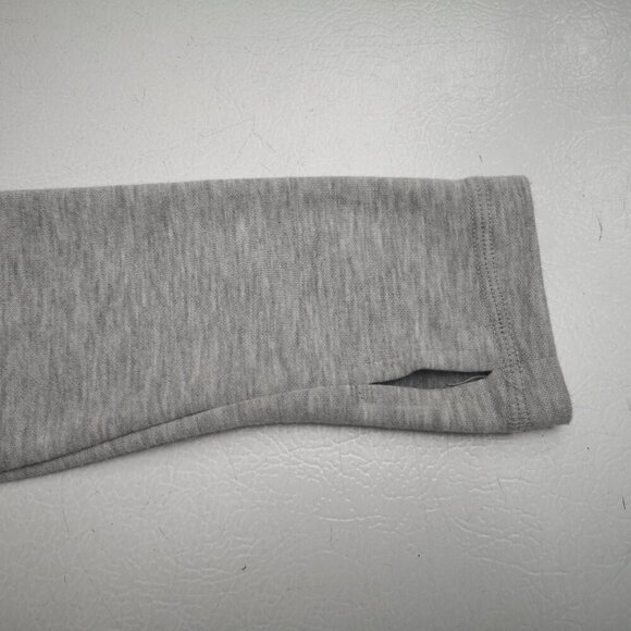 Reebok Ladies Size Small Light Grey w/ Dark Grey Front Trim Open Cardigan - Picture 6 of 9